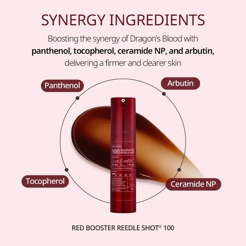 VT - Red Booster Reedle Shot 100 - 50ml - Image 3