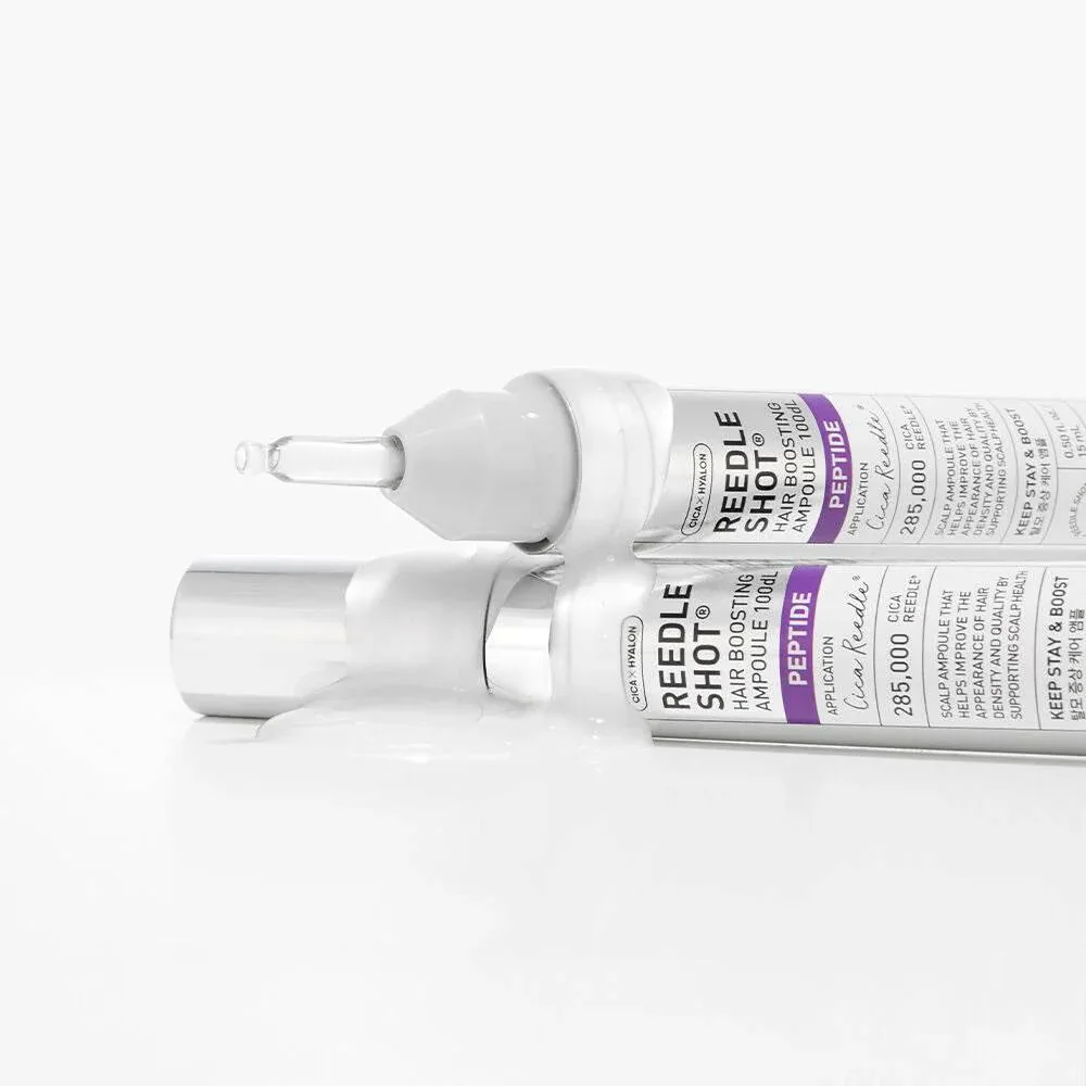 VT - Reedle Shot Hair Boosting Ampoule 100dL Peptide 15ml x 2 - Image 3