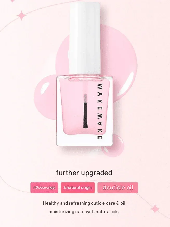 WakeMake - Nail Gun Pink Cuticle Oil 8ml - Image 2