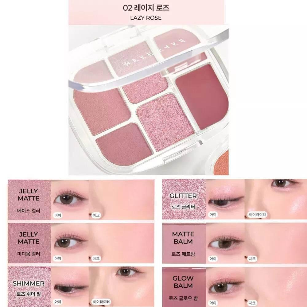 WakeMake - Soft Sheer Multi Palette 6.4g - 3 Colors - Image 5