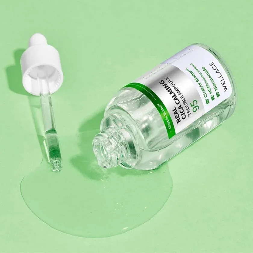 Wellage Real Cica Calming Trouble Ampoule 95 50ml - Image 3