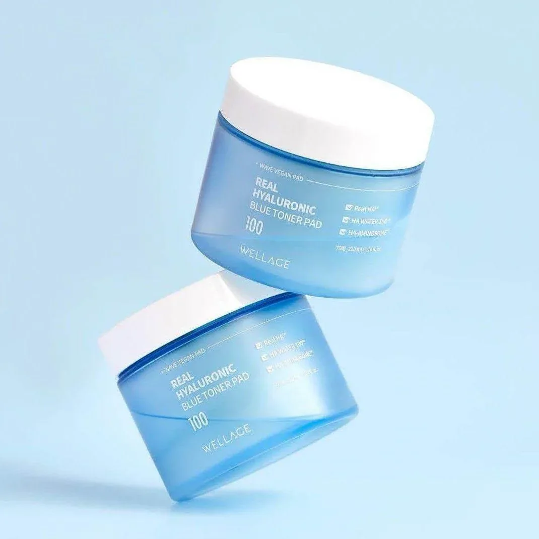 Wellage Real Hyaluronic Blue Toner Pad 70 210ml - Image 3