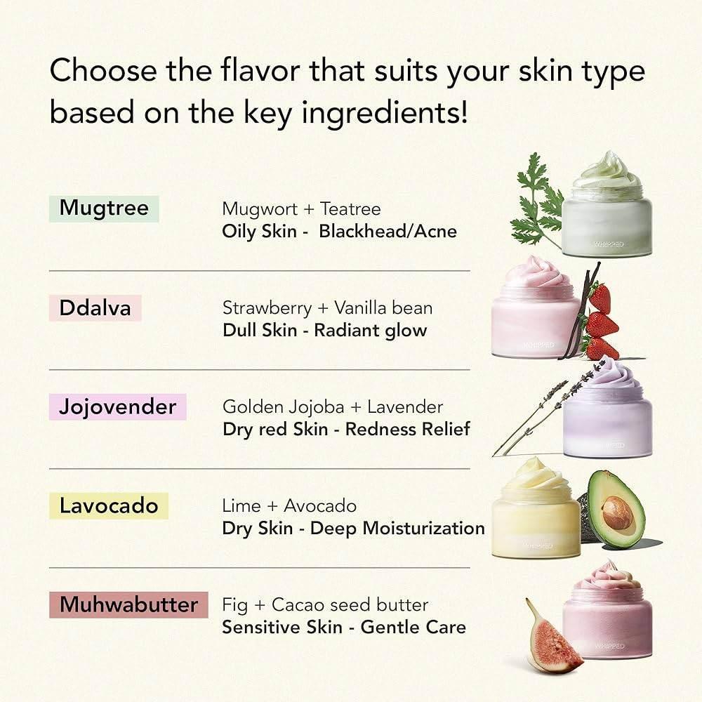 Whipped - Vegan Pack Cleanser Tube 130g - 5 types - Image 3