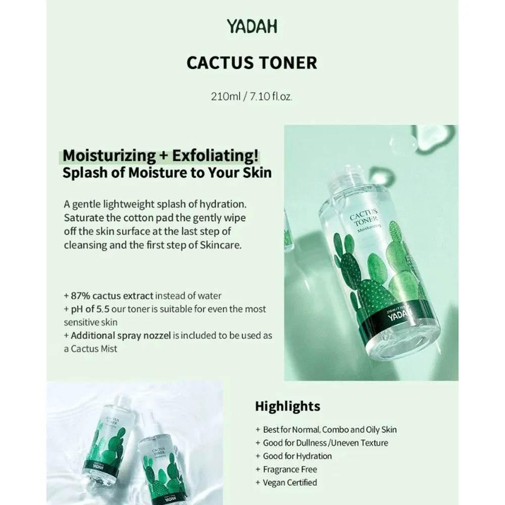 Yadah - Cactus Toner 210ml - Image 2